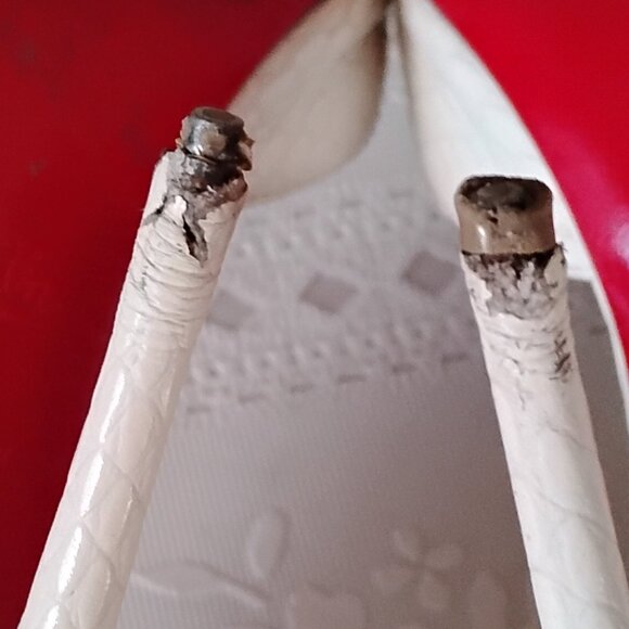 Christian Louboutin Iriza 100 Calfskin Jurassic Bianco (White), 85mm, Size 38 - Picture 10 of 12